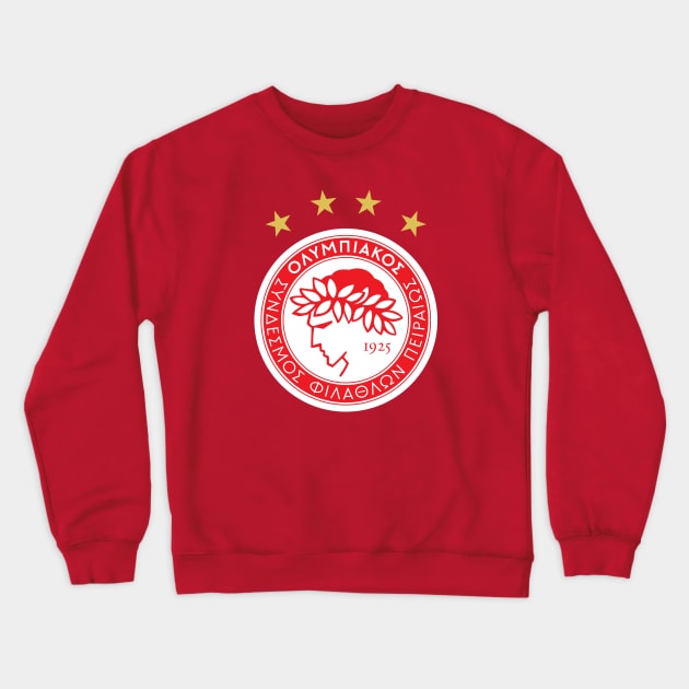 Olympiacos Crewneck Sweatshirt by Indie Pop